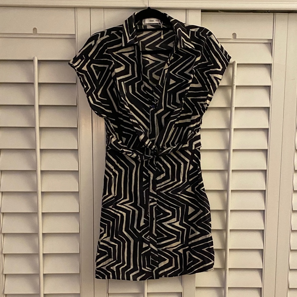 Mango Geometric Dress